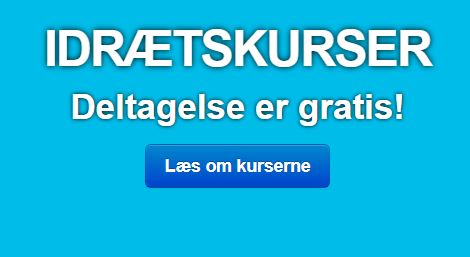 Gratis deltagelse i idrætskurser i Region Hovedstaden