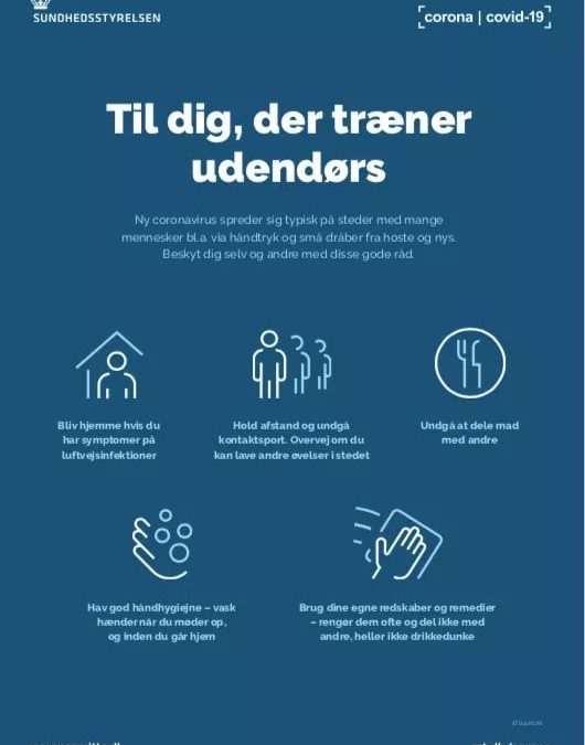 Coronavirus – info om første step i den delvise og begrænsede genåbning af FIU’s anlæg