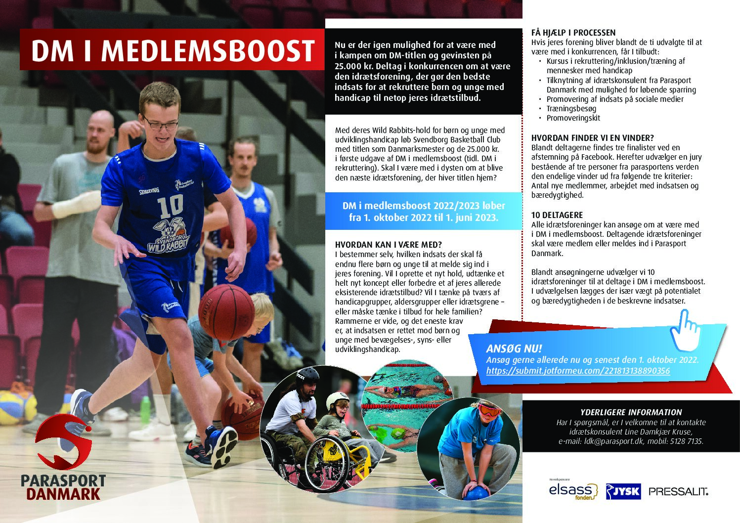 Ligger du inde med ideen, der kan få flere børn og unge med handicap eller særlige behov i gang med at dyrke idræt?